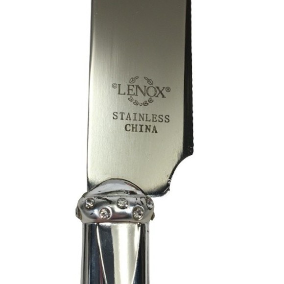 Lenox Devotion 2 Piece Dessert Set Cake Knife & Server Silverplate 825522 Silver - Picture 4 of 12